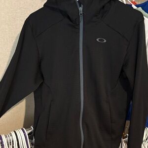 Oakley Black Full-Zip Hoodie